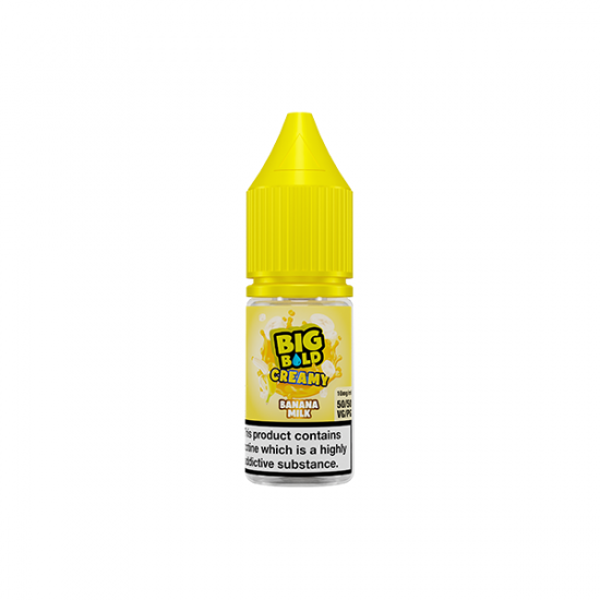 10mg Big Bold Nic Salt 10ml (50VG/50PG) - Flavour: Banana Milk