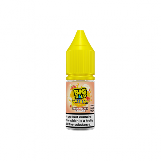 10mg Big Bold Nic Salt 10ml (50VG/50PG) - Flavour: Strawberry Banana