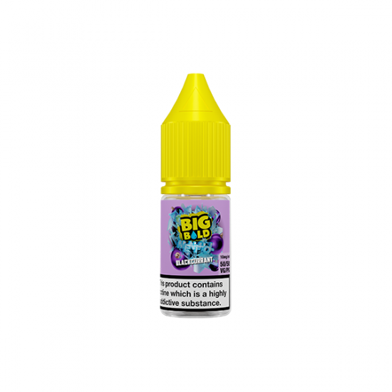 10mg Big Bold Nic Salt 10ml (50VG/50PG) - Flavour: Blackcurrant Menthol