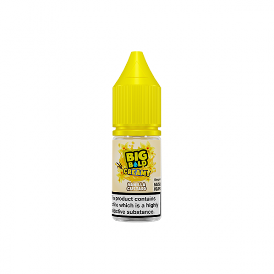 10mg Big Bold Nic Salt 10ml (50VG/50PG) - Flavour: Vanilla Custard