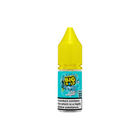 20mg Big Bold Nic Salt 10ml (50VG/50PG) - Flavour: Blue Razz Menthol