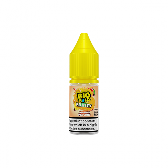 20mg Big Bold Nic Salt 10ml (50VG/50PG) - Flavour: Mango Passion