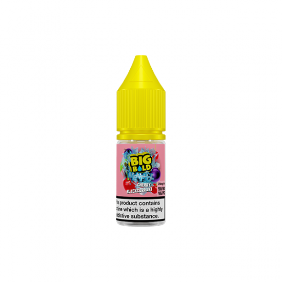 20mg Big Bold Nic Salt 10ml (50VG/50PG) - Flavour: Cherry Blackcurrant Menthol