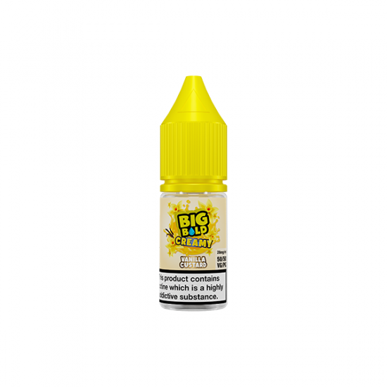 20mg Big Bold Nic Salt 10ml (50VG/50PG) - Flavour: Vanilla Custard