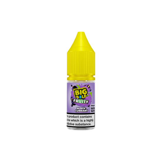 20mg Big Bold Nic Salt 10ml (50VG/50PG) - Flavour: Blackcurrant