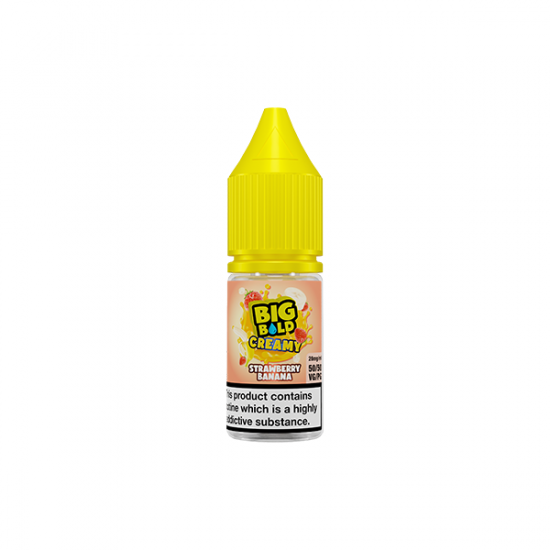 20mg Big Bold Nic Salt 10ml (50VG/50PG) - Flavour: Strawberry Banana