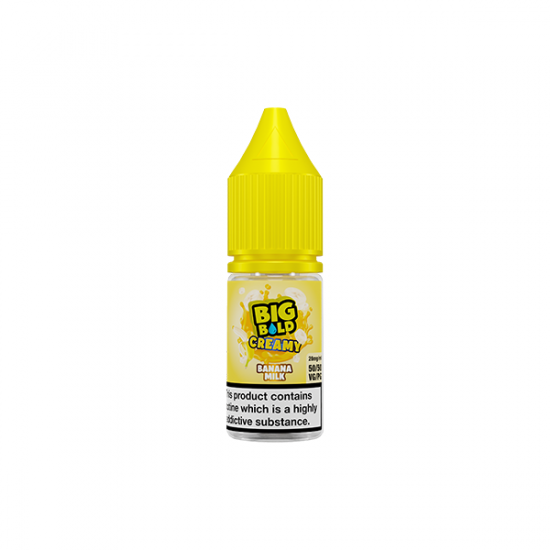 20mg Big Bold Nic Salt 10ml (50VG/50PG) - Flavour: Banana Milk