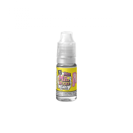 10mg Mr Wicks Nic Salts 10ml (50VG/50PG) - Flavour: Rhubarb & Custard