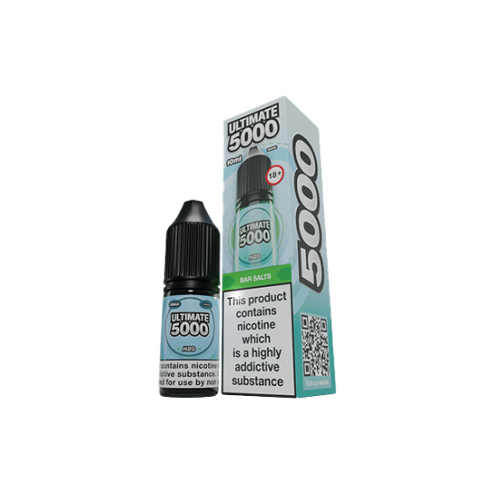 5mg Ultimate 5000 10ml Nic Salt (50VG/50PG) - Flavour: H2O