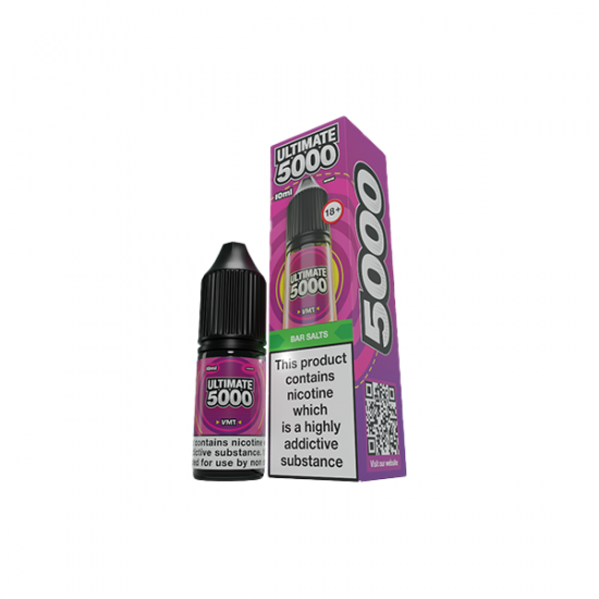 5mg Ultimate 5000 10ml Nic Salt (50VG/50PG) - Flavour: VMT