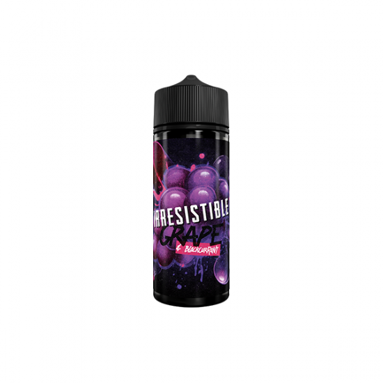 0mg Irresistible 100ml Shortfill (70VG/30PG) - Flavour: Grape & Blackcurrant