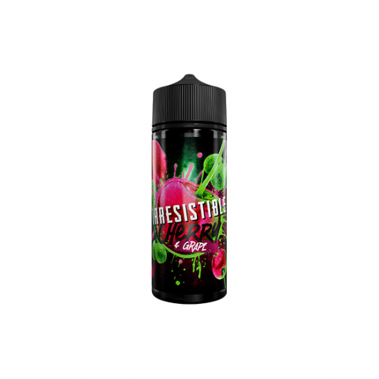 0mg Irresistible 100ml Shortfill (70VG/30PG) - Flavour: Cherry & Grape