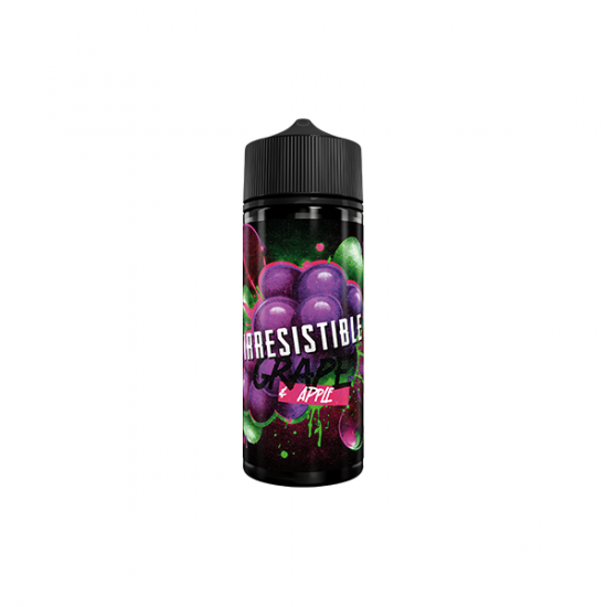 0mg Irresistible 100ml Shortfill (70VG/30PG) - Flavour: Grape & Apple