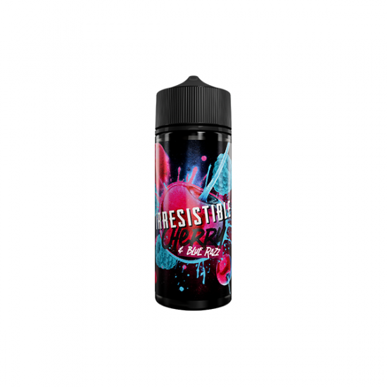 0mg Irresistible 100ml Shortfill (70VG/30PG) - Flavour: Cherry & Blue Razz