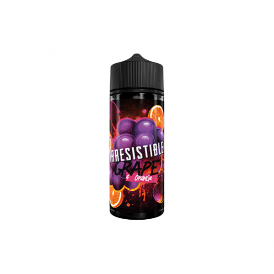 0mg Irresistible 100ml Shortfill (70VG/30PG) - Flavour: Grape & Orange