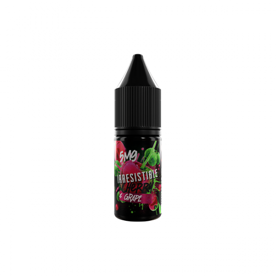 5mg Irresistible 10ml Nic Salt (50VG/50PG) - Flavour: Cherry & Grape