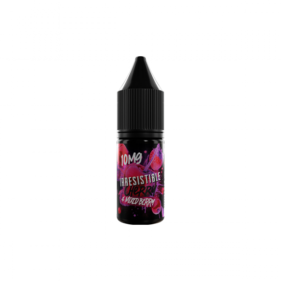 10mg Irresistible 10ml Nic Salt (50VG/50PG) - Flavour: Cherry & Mixed Berry