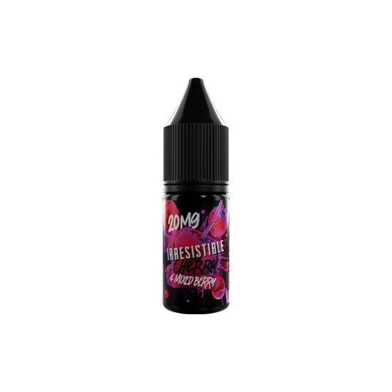 20mg Irresistible 10ml Nic Salt (50VG/50PG) - Flavour: Cherry & Mixed Berry