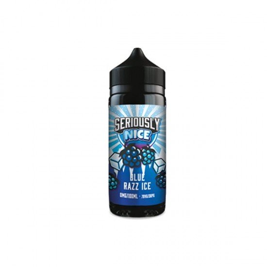 Doozy Vape Co Seriously Nice 100ml Shortfill 0mg (70VG/30PG) - Flavour: Blue Razz Ice