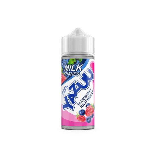 0mg Yazuu Milk Shakes 100ml Shortfill (70VG/30PG) - Flavour: Blueberry Raspberry