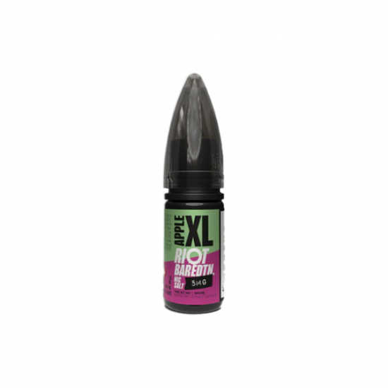 10mg Riot Squad BAR EDTN 10ml Nic Salts (50VG/50PG) - Flavour: Apple XL