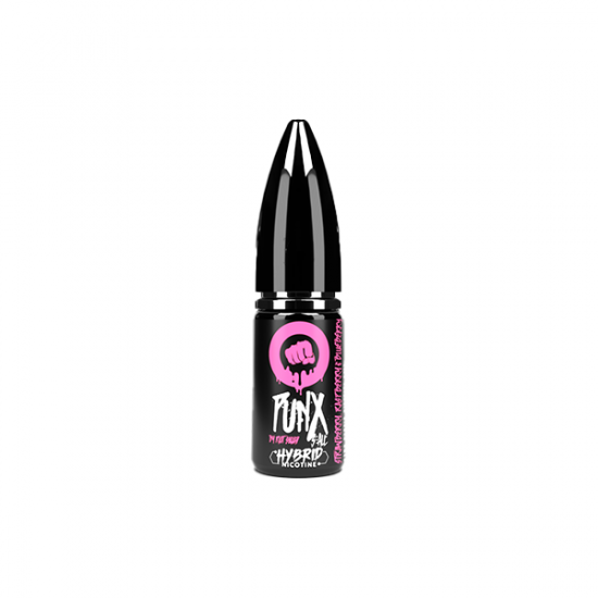 10mg Riot Squad Punx 10ml Nic Salt (50VG/50PG) - Flavour: Strawberry Raspberry & Blueberry