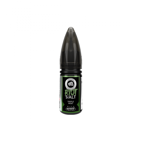 10mg Riot Squad Original Nic Salts 10ml (50VG/50PG) - Flavour: Triple Mint