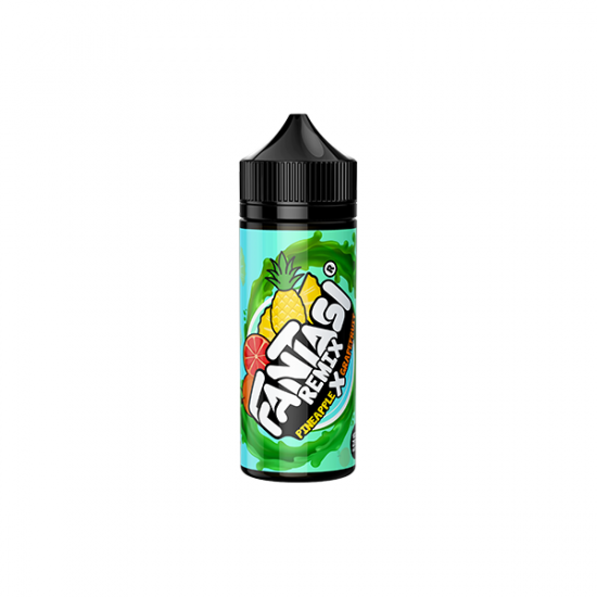 0mg Fantasi Remix 100ml Shortfill E-Liquid (70VG/30PG) - Flavour: Pineapple X Grapefruit