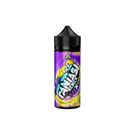 0mg Fantasi Ice Remix 100ml Shortfill E-Liquid (70VG/30PG) - Flavour: Blackcurrant X Lemon