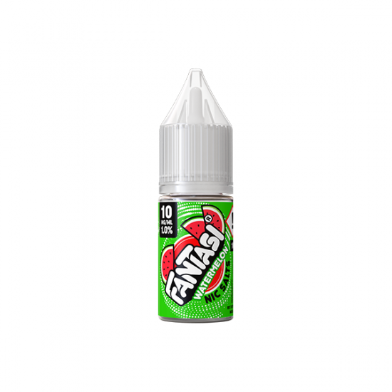 10mg Fantasi Nic Salt Series 10ml (50VG/50PG) - Flavour: Watermelon