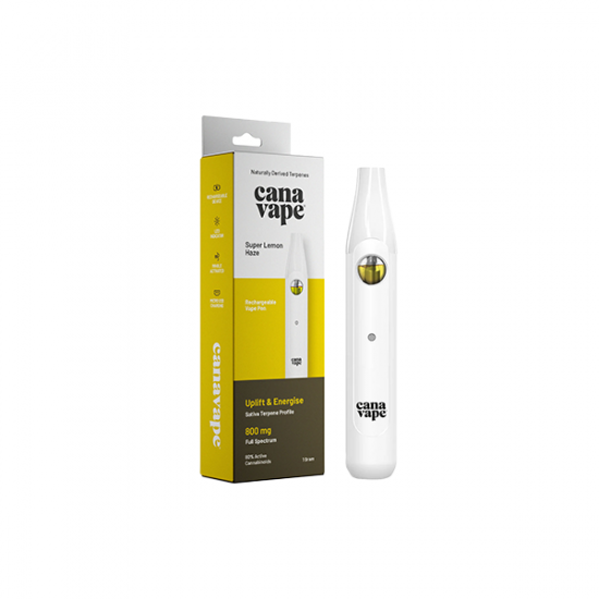 Canavape 750+mg Full Spectrum CBD Disposable Vape Pen - Flavour: Super Lemon