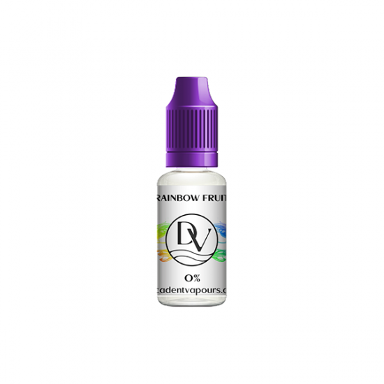 3mg DV Originals Pre Mix 10ml Nicotine E-Liquid (50VG/50PG) - Flavour: Rainbow Fruit