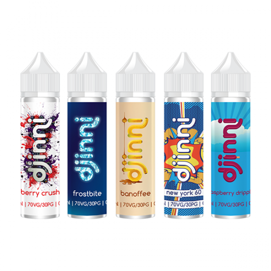 0mg Djinni 120ml Longfill (70VG/30PG) - Flavour: Frostberry