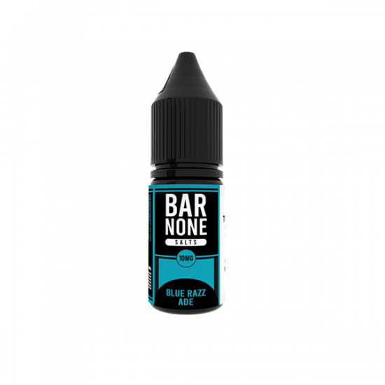 10mg BAR NONE Nic Salts 2x10ml (50VG/50PG) - Flavour: Blue Razz Ade