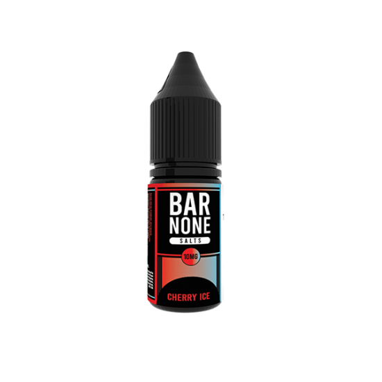 10mg BAR NONE Nic Salts 2x10ml (50VG/50PG) - Flavour: Cherry Ice