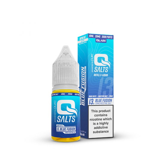 5mg Q Salts Nic Salts 10ml (50VG/50PG) - Flavour: Blue Fusion