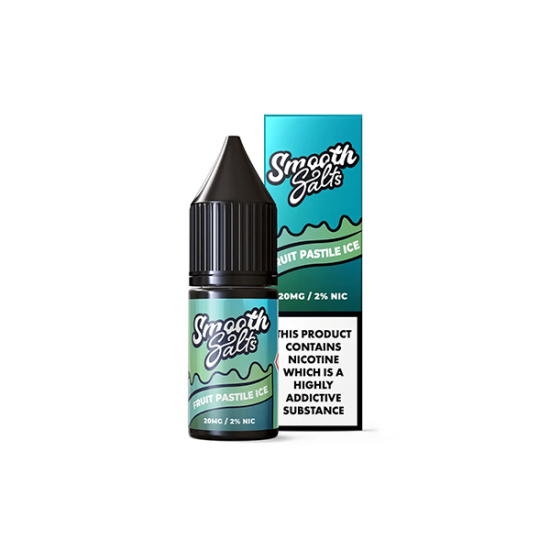 10mg Smooth Salts Nic Salt (50VG/50PG) - Flavour: Fruit Pastilles Ice