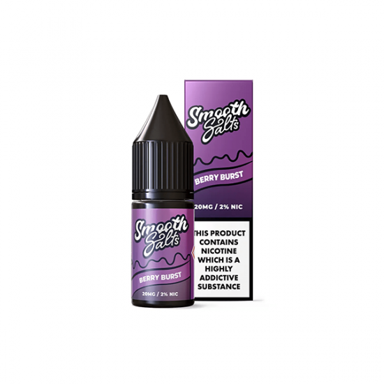 10mg Smooth Salts Nic Salt (50VG/50PG) - Flavour: Berry Burst