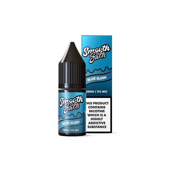 20mg Smooth Salts Nic Salt 10ml (50VG/50PG) - Flavour: Blue Slush