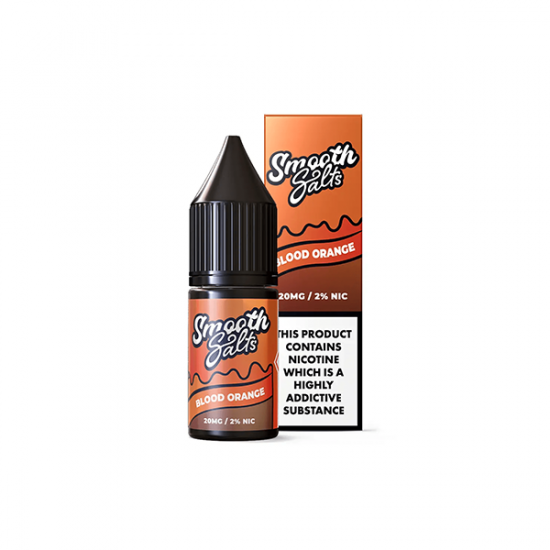 20mg Smooth Salts Nic Salt 10ml (50VG/50PG) - Flavour: Blood Orange & Grapefruit