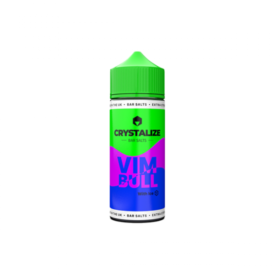 0mg Crystalize Bar Salts 120ml Longfill (50VG/50PG) - Flavour: Vimbull