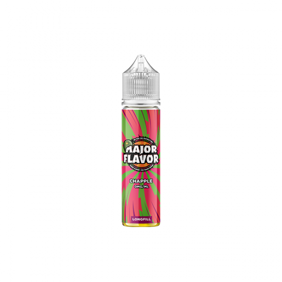 0mg Major Flavor 50ml Longfill (100PG) - Flavour: Chapple