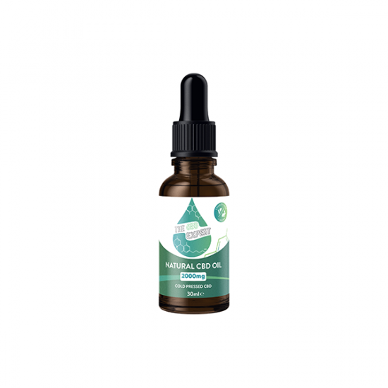 The CBD Expert 2000mg Cold Pressed CBD Oil 30ml