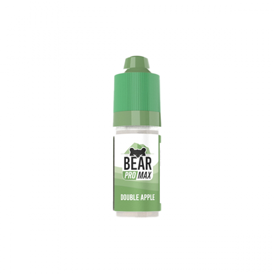 10mg Bear Pro Max Bar Series Nic Salts 10ml (50VG/50PG) - Flavour: Double Apple