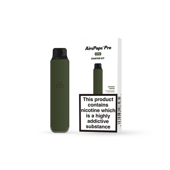 AIRSCREAM Air Pops Pro Lite Vape Device Starter Kit - Color: Ranger Green