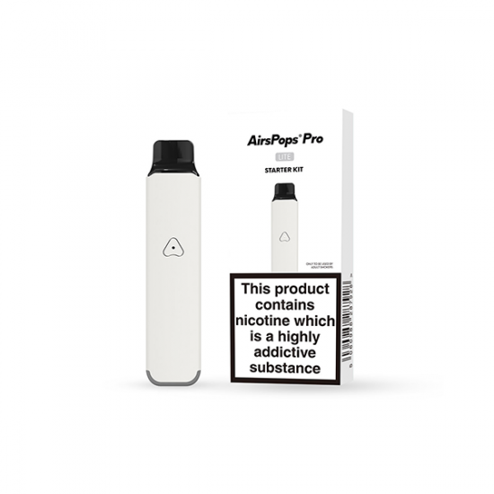 AIRSCREAM Air Pops Pro Lite Vape Device Starter Kit - Color: Ivory White