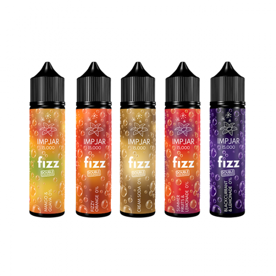 0mg Imp Jar Fizz 50ml Shortfill (50VG/50PG) - Flavour: Mango Guava