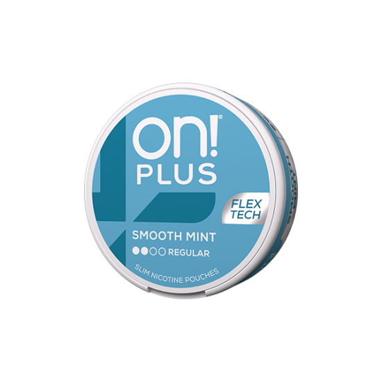 6mg On! Plus Regular Nicotine Pouches - 20 Pouches - Flavour: Smooth Mint