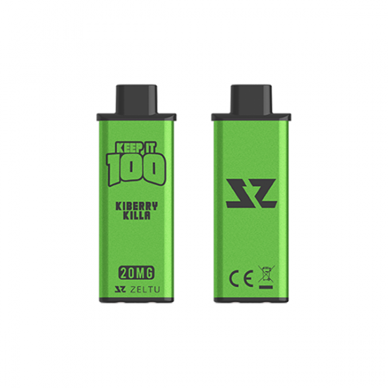 20mg Zeltu X3 Pod 2ml - Flavour: Keep It 100 - Ki Berry Killa