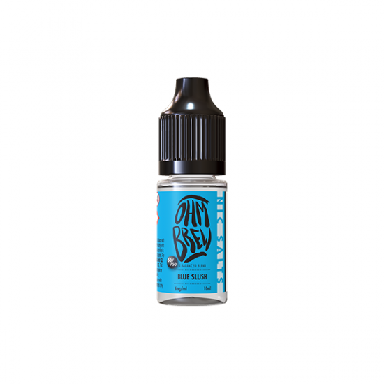 3mg Ohm Brew Balanced Blend 10ml Nic Salts (50VG/50PG) - Flavour: Blue Slush